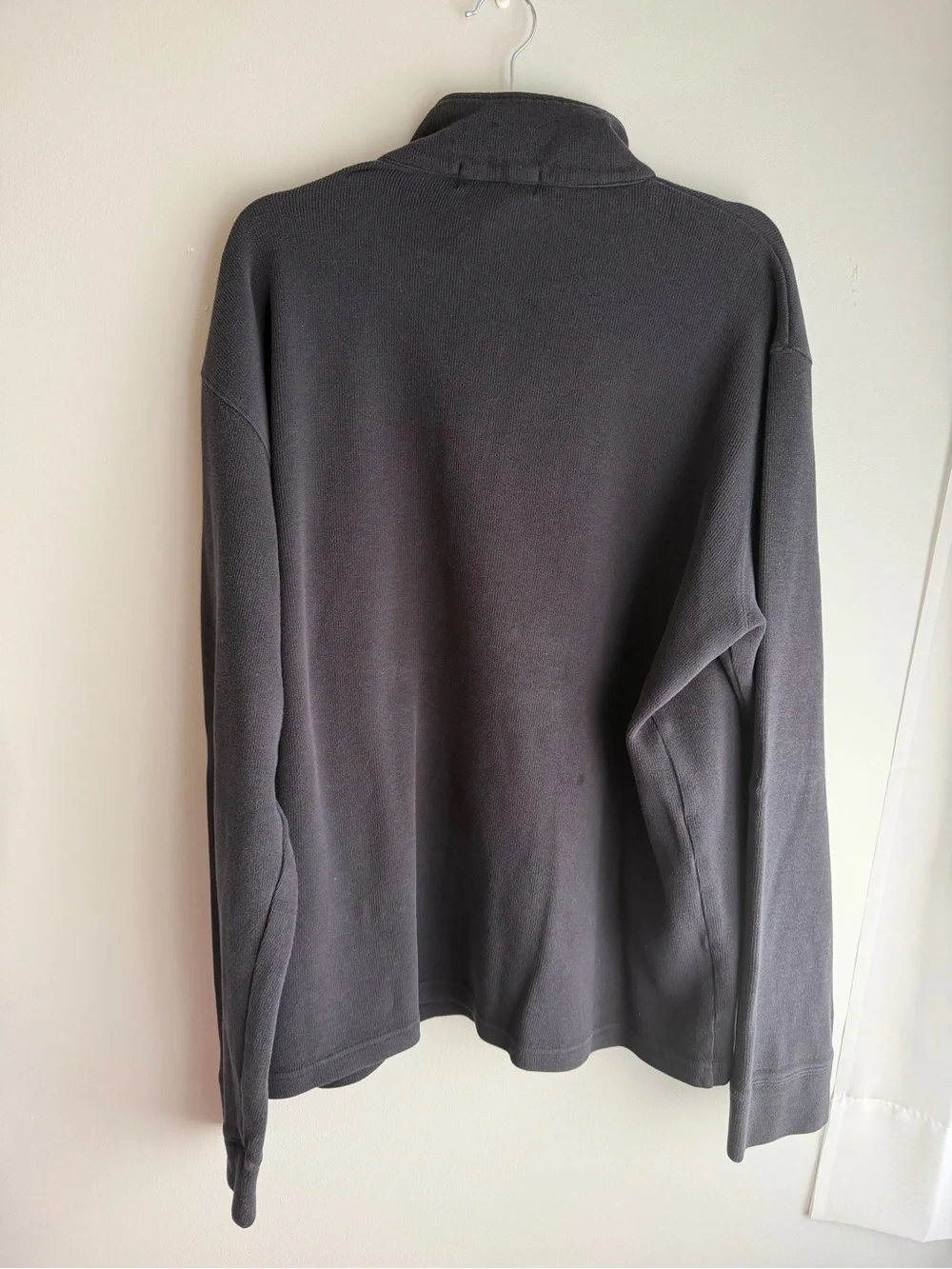 J. Crew Men's Zip-Front Sweater - Navy XL